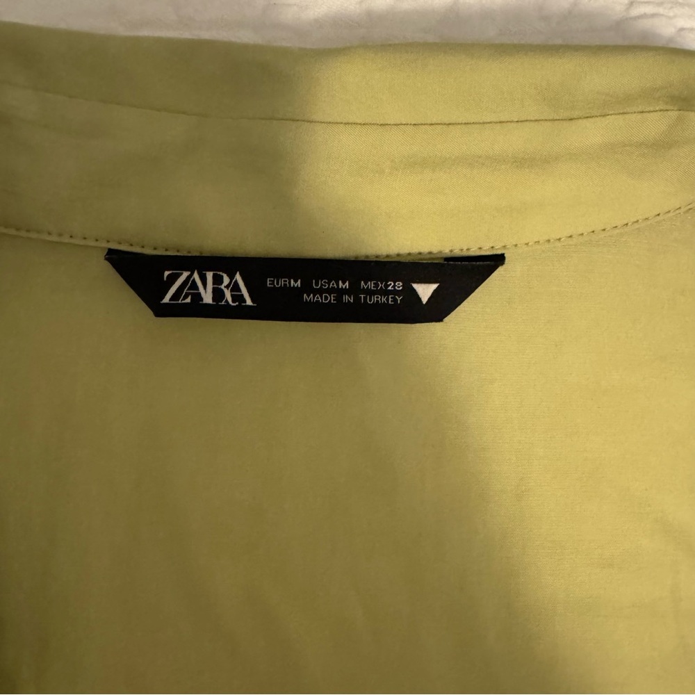 Zara Light Green Mini Dress - Picture 4 of 4